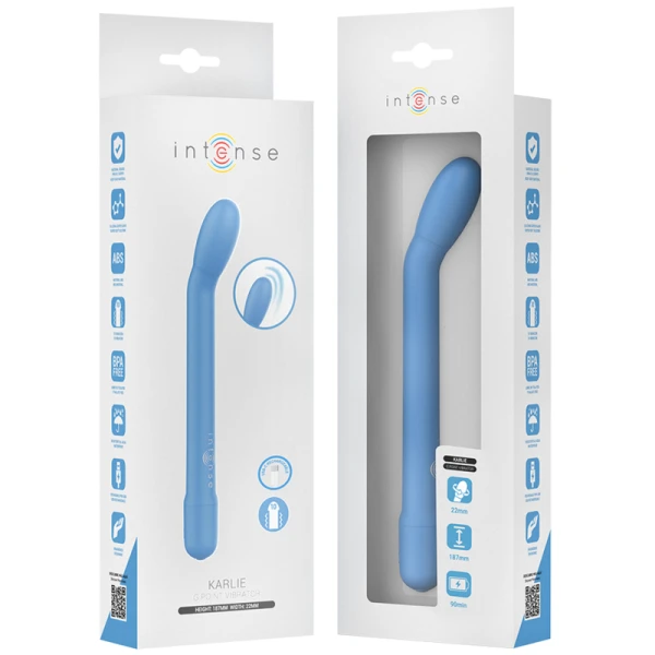 Intense High Tech Karlie G-Punt-Stimulator oplaadbaar, 19 cm, blauw