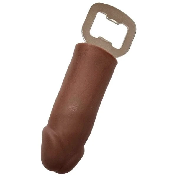 img_232152_76db70e19809a168148e39a985b6b562_1.jpg Diablo Picante Penisvormige Flessenopener van Bruin Rubber