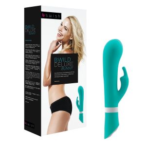 B Swish Bwild Deluxe Bunny Rabbit Vibrator Jade – Clitorisstimulator met G-punt stimulatie B Swish Bwild Deluxe Bunny Rabbit Vibrator Jade – Clitorisstimulator met G-punt stimulatie - Afbeelding 1
