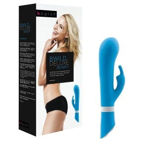 B Swish Bwild Deluxe Bunny Rabbit Vibrator mit Klitorisreizer, Jade