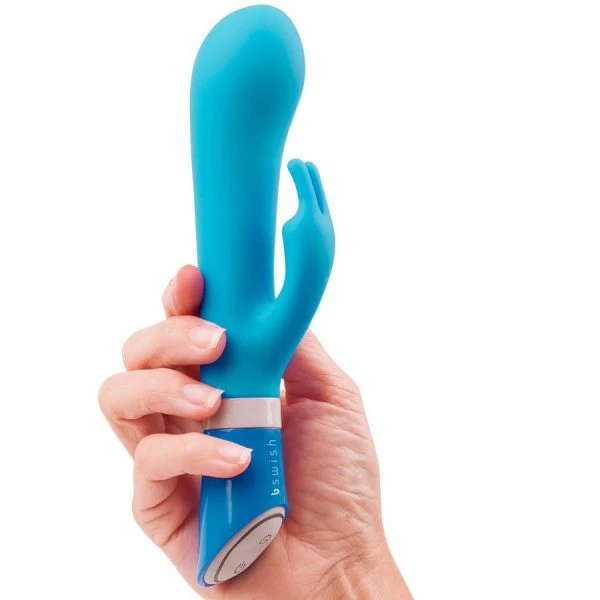 B Swish Bwild Deluxe Bunny Rabbit Vibrator met Clitorisstimulator, Jade