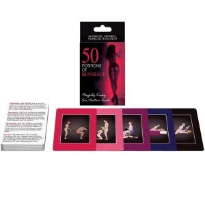 Kheper Games 50 Positionen von Bondage-Karten – Sexstellungskarten für Fesselspiele