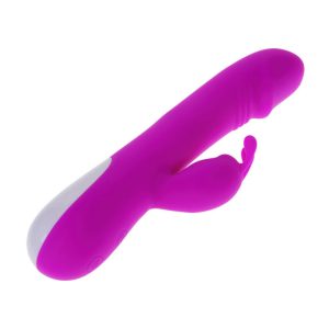 High Tech Pretty Love Flirtation Robert Vibrator met clitorisstimulator, 210 mm High Tech Pretty Love Flirtation Robert Vibrator met clitorisstimulator, 210 mm - Afbeelding 2