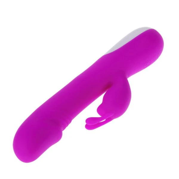 High Tech Pretty Love Flirtation Robert Vibrator met clitorisstimulator, 210 mm High Tech Pretty Love Flirtation Robert Vibrator met clitorisstimulator, 210 mm