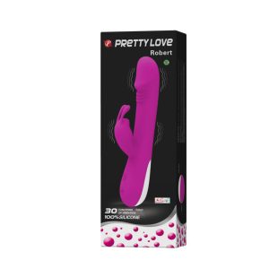 High Tech Pretty Love Flirtation Robert Vibrator met clitorisstimulator, 210 mm High Tech Pretty Love Flirtation Robert Vibrator met clitorisstimulator, 210 mm - Afbeelding 6