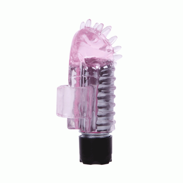 Baile Stimulating Mini Finger Vibrator van siliconen, 7,5 cm