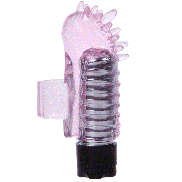 Baile Stimulating Mini Finger Vibrator van siliconen, 7,5 cm