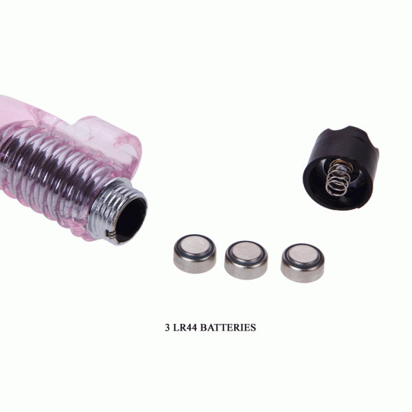 Baile Stimulating Mini Finger Vibrator van siliconen, 7,5 cm