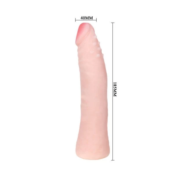 Baile Dildos Realistische Siliconen Dildo 19 cm, willekeurige dooskleur Baile Dildos Realistische Siliconen Dildo 19 cm, willekeurige dooskleur
