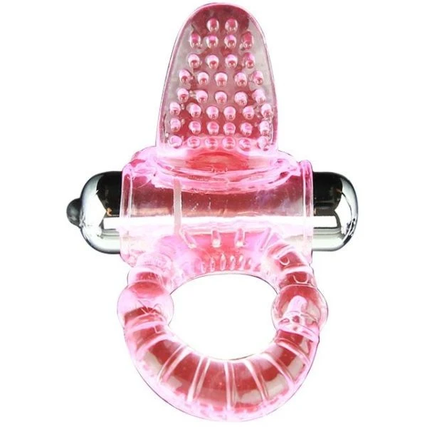Baile FOR HIM Sweet ABS 10 Rhythms Ring Vibrator Penisring met Clitoris-Stimulator Roze