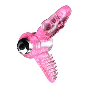 Baile FOR HIM Sweet ABS 10 Rhythms Ring Vibrator Penisring met Clitoris-Stimulator Roze Baile FOR HIM Sweet ABS 10 Rhythms Ring Vibrator Penisring met Clitoris-Stimulator Roze - Afbeelding 2