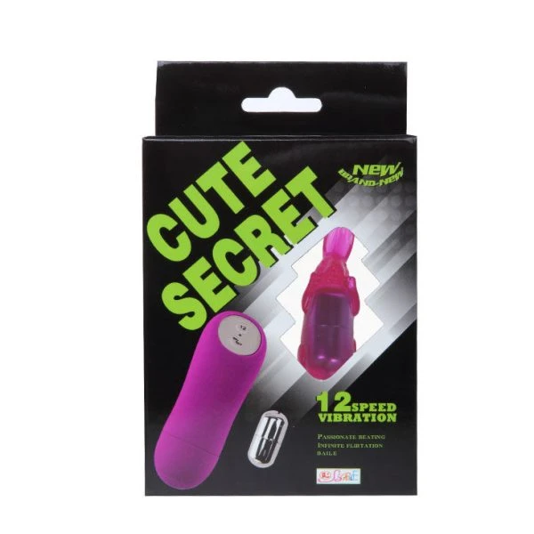 Baile Stimulating Secret Bunny Vibrator 12 snelheden paars Baile Stimulating Secret Bunny Vibrator 12 snelheden paars