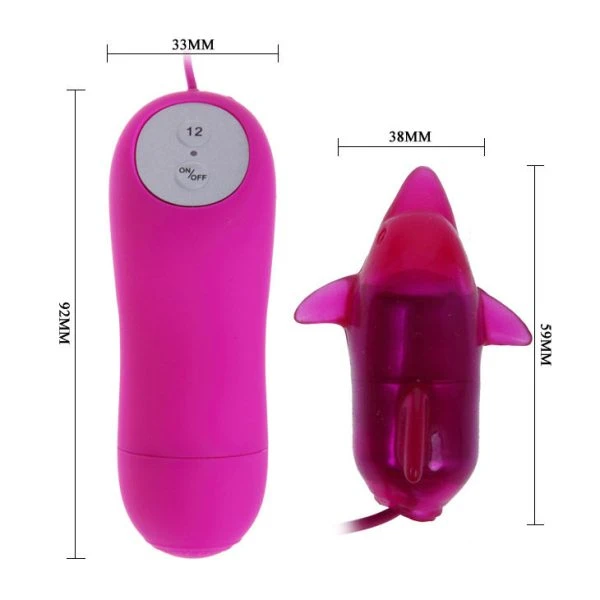 Baile Stimulating Mini-Vibrator Secret Dolfin 12V lila