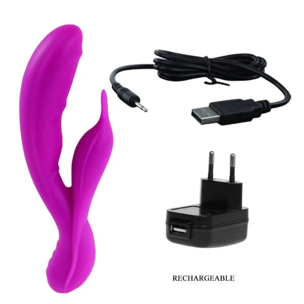 High Tech Pretty Love Bliss Lilac Massager Vibrator met Clitorisstimulator