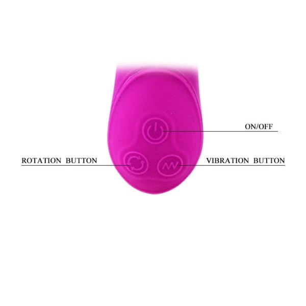 High Tech Pretty Love Hale Lilac Rotator mit 30 Vibrations- und 7 Rotationsmodi, lila