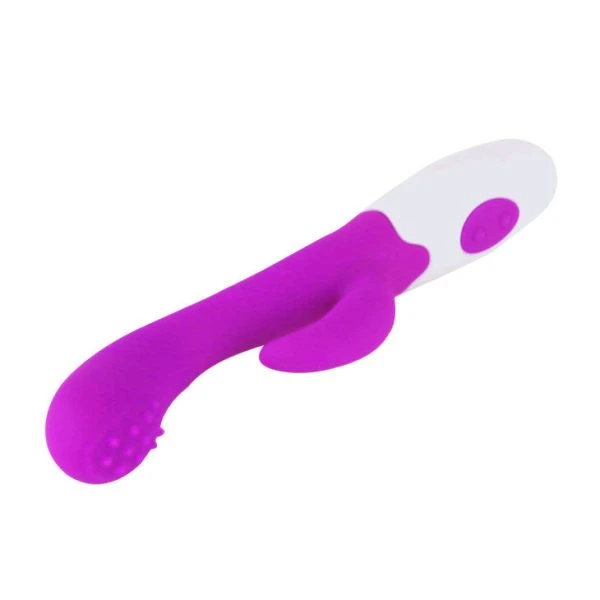 High Tech Pretty Love Flirtation Arthur Vibrator met Clitorisstimulator Lila Wit