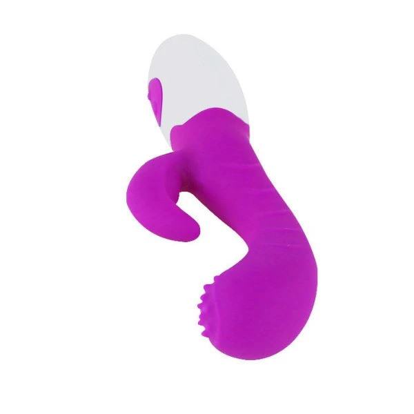 High Tech Pretty Love Flirtation Arthur Vibrator met Clitorisstimulator Lila Wit