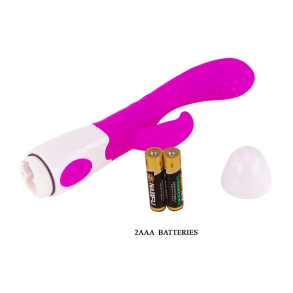 High Tech Pretty Love Flirtation Arthur Vibrator met Clitorisstimulator Lila Wit