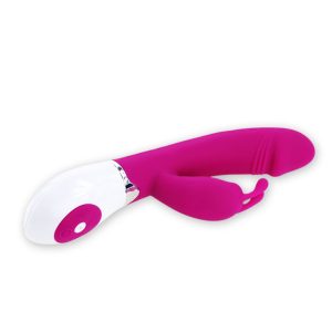 High Tech Pretty Love Ation Vibrator met konijnen-kittelaar, lila/wit High Tech Pretty Love Ation Vibrator met konijnen-kittelaar, lila/wit - Afbeelding 5