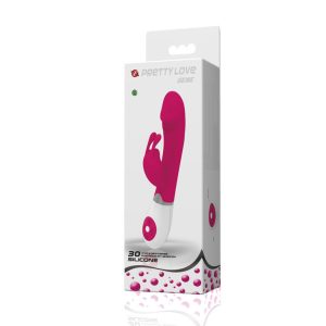 High Tech Pretty Love Ation Vibrator met konijnen-kittelaar, lila/wit High Tech Pretty Love Ation Vibrator met konijnen-kittelaar, lila/wit - Afbeelding 9