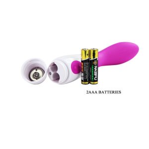 High Tech Pretty Love Flirtation Bishop Vibrator aus Silikon, 18 cm, flieder/weiß High Tech Pretty Love Flirtation Bishop Vibrator aus Silikon, 18 cm, flieder/weiß – Bild 8