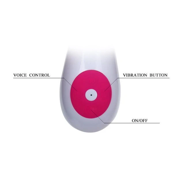 High Tech Pretty Love Flirtation Gena Vibrator met Clitorisstimulator en Spraakbesturing