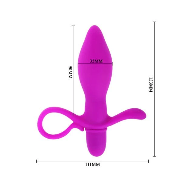 Anaalspeelgoed Pretty Love Flirtation Taylor Minivibrator met Clitorisstimulator, 11 cm Anaalspeelgoed Pretty Love Flirtation Taylor Minivibrator met Clitorisstimulator, 11 cm