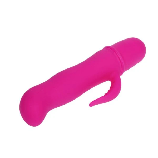 High Tech Pretty Love Vibrator Stimulator Blithe mit Klitorisreizer flieder