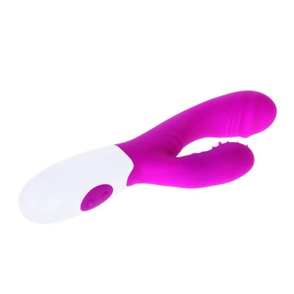 High Tech Pretty Love Vibrator Stimulator Andre met Clitoris-Rotor, 20 cm High Tech Pretty Love Vibrator Stimulator Andre met Clitoris-Rotor, 20 cm