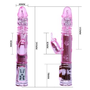 Baile Rotations Pochender Bunny Pink Rampant Rotator met roterende kralen Baile Rotations Pochender Bunny Pink Rampant Rotator met roterende kralen - Afbeelding 7