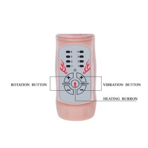 Baile Rotations Fire Bunny Vibrator met Rotator en Verwarmingsfunctie, 220x30mm Baile Rotations Fire Bunny Vibrator met Rotator en Verwarmingsfunctie, 220x30mm - Afbeelding 6
