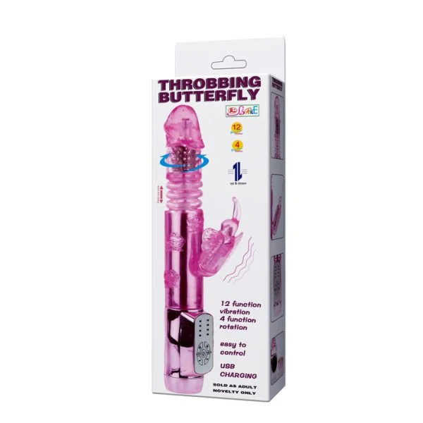 Baile Rotations Konijnenvibrator Zoemende Vlinder