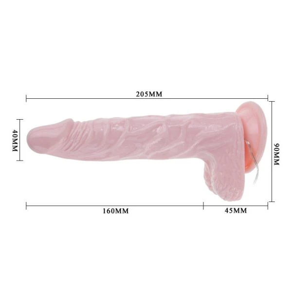 Baile Vibrators Super Rota Dong Realistische Roterende Dildo 20,5 cm