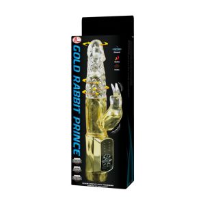 Baile Rotations Rabbit-Vibrator Gold Prince met roterende parels 23 cm Baile Rotations Rabbit-Vibrator Gold Prince met roterende parels 23 cm - Afbeelding 9