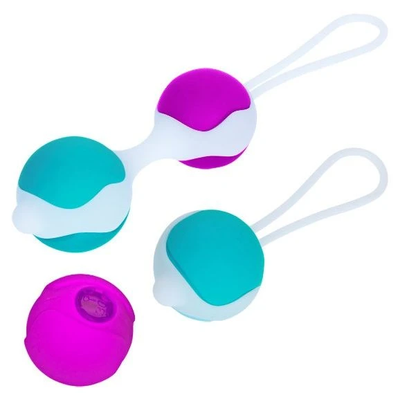 Health Kegel Pretty Love Flirtation Orgasmic Ball Deluxe Liebeskugeln Silikon