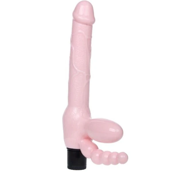 Baile Seilloser Strap-On mit Vibrator und Analstimulator