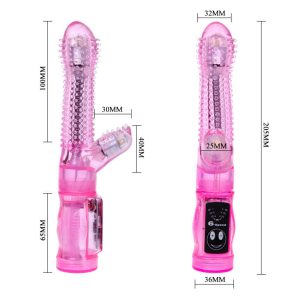Baile Rotations Intieme Minnaar Tease Vibrator met Clitorisstimulatie paars Baile Rotations Intieme Minnaar Tease Vibrator met Clitorisstimulatie paars - Afbeelding 4