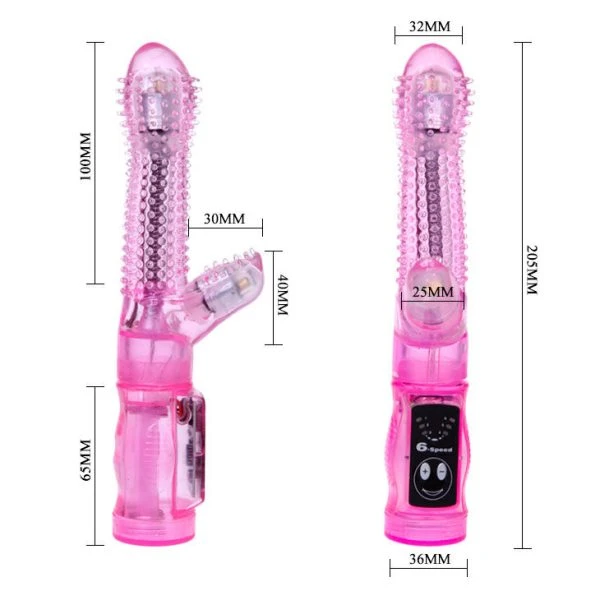 Baile Rotations Intieme Minnaar Tease Vibrator met Clitorisstimulatie paars Baile Rotations Intieme Minnaar Tease Vibrator met Clitorisstimulatie paars