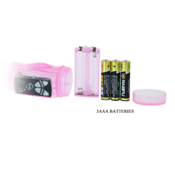 Baile Rotations Mini Konijn Vibrator met Kralen Lila