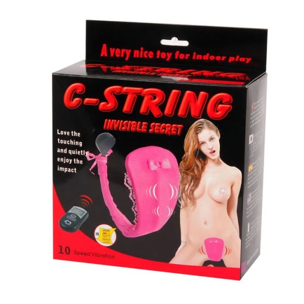 Baile Tanga met vibrator en afstandsbediening lila Baile Tanga met vibrator en afstandsbediening lila