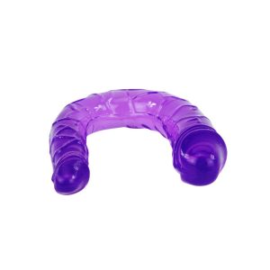 Baile Anal Dubbele Dildo van flexibele gelei in lila, 29 cm Baile Anal Dubbele Dildo van flexibele gelei in lila, 29 cm - Afbeelding 3