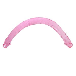 Baile Anal Dubbele Dildo van Gelatine, blauw Baile Anal Dubbele Dildo van Gelatine, blauw - Afbeelding 3