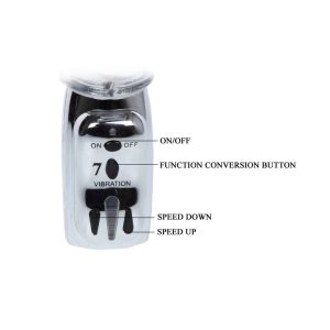 Baile Rotations Amour Raketen Vibrator met roterende kralen 26,5 cm Baile Rotations Amour Raketen Vibrator met roterende kralen 26,5 cm - Afbeelding 6