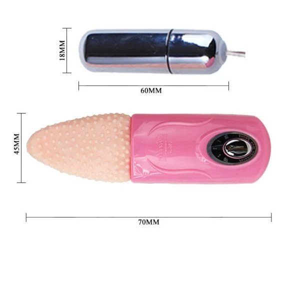 Baile Vibrators Zungenmassager 3V – flexibele minivibrator met 3 snelheden