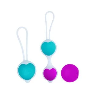 Health Kegel Pretty Love Flirtation Love Balls with 4 Interchangeable Balls