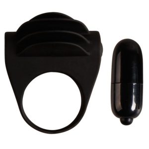 FOR HIM Pretty Love Chester Vibratorring van siliconen zwart FOR HIM Pretty Love Chester Vibratorring van siliconen zwart - Afbeelding 1