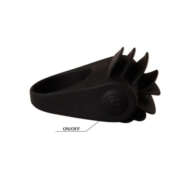 FOR HIM Pretty Love Chester Vibratorring van siliconen zwart