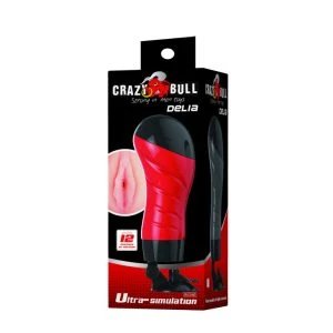 Crazy Bull Flora Vagina Masturbator with Vibration and Suction Base