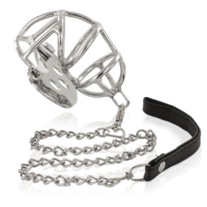 Metal Hard Keuschheitsring aus Edelstahl mit Riemen – Bild 1