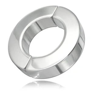 Metal Hard Hodenring aus Edelstahl, 14 mm breit